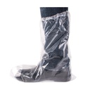 Overboot LDPE 55mµ ROUGHED 10x50pcs - transp.