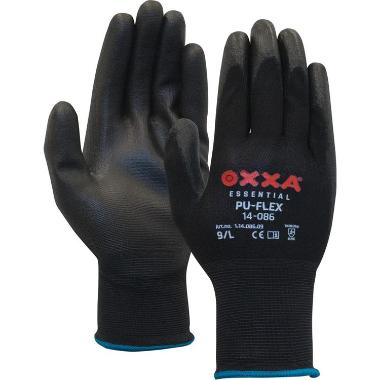 Handschoen PU-Flex nylon zwart 