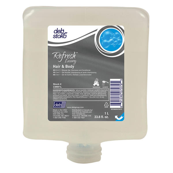 DebStoko Refresh Luxury 3-in-1 Douche FOAM - 1L
