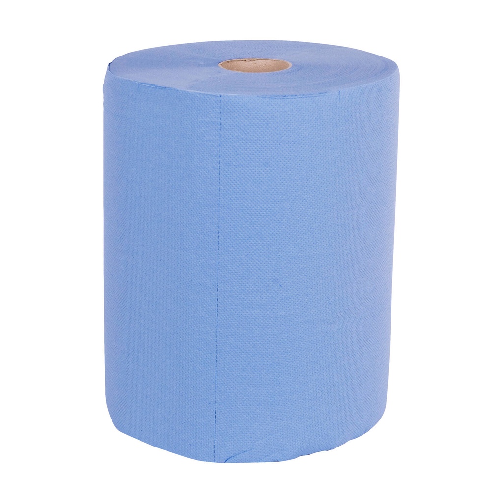 Poetsrol Maxi blauw 3L verlijmd - 2rol x 37cm 500vel