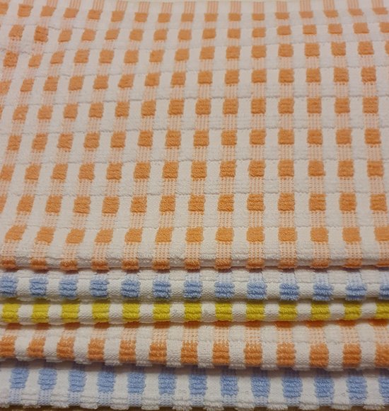 Vaatdoek ruit 33x35cm - 4st