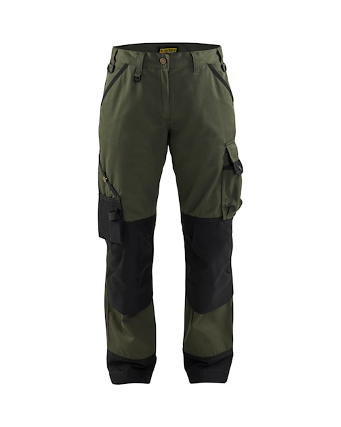 Blakläder Garden women's work trousers 7154 green/black