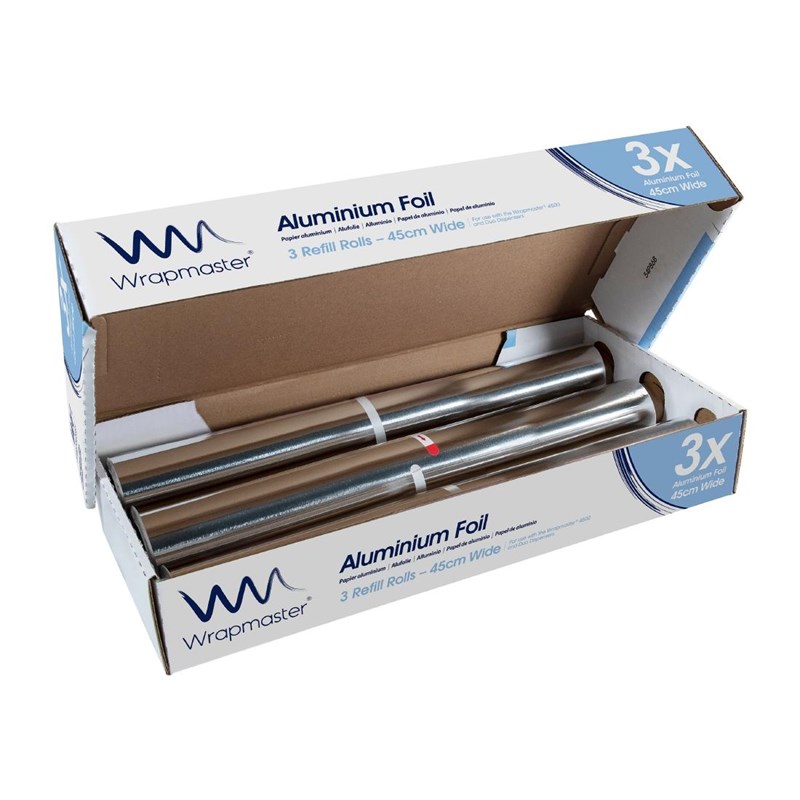 Wrapmaster aluminiumfolie navulling 45cm (3 stuks)