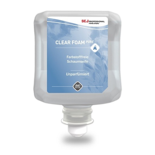 [01313] DebStoko Clear FOAM PURE (handzeep parfumvrij) 1L