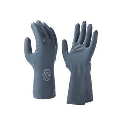 Handschoen Neopreen zwart 30cm gevlokt