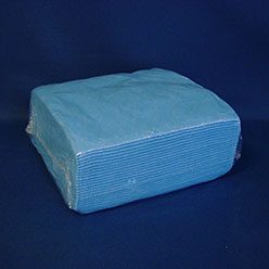 [00997] Poetsdoek Food Interfold 42x38cm 5x80sh - blauw