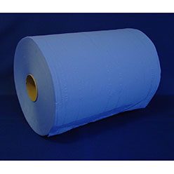 [01027] Poetsrol Maxi Blauw 2-laags 2r 37cm 1000vel