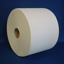 [01010] Poetsrol Maxi wit 2-laags 2r 24cm