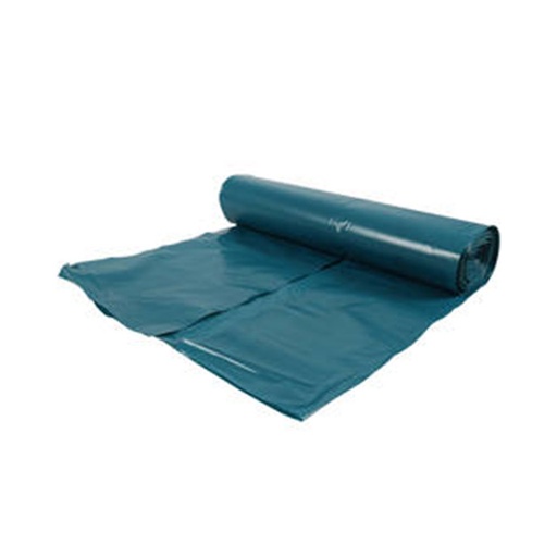 [01545] Vuilniszak 65/25x140 LDPE T70 240L 10x10st - BLAUW