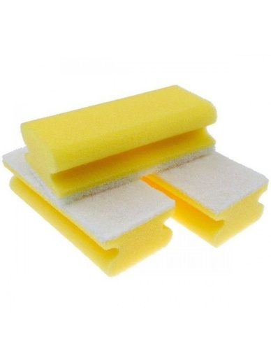Large sanitary sponge with handle - 10 pcs