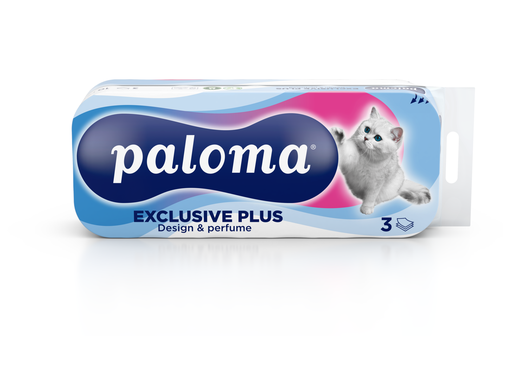 [02419] Toiletpapier Paloma - 3lg -150v-9x10rol