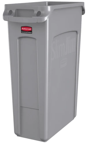Afvalbak Slim Jim met luchtsleuven 87 liter