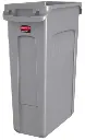 [018637] Slim Jim waste bin with air vents 87 liters (donkergrijs)