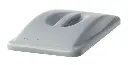 [014759] Closed lid for Slim Jim waste bin - grey