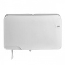 [02285] Dispenser Toiletpapier Jumbo Mini DUO - Quartz  (wit)