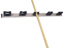 [05561] Borstelhouder 'Toolflex' - 5 beugels (zwart) - 90cm