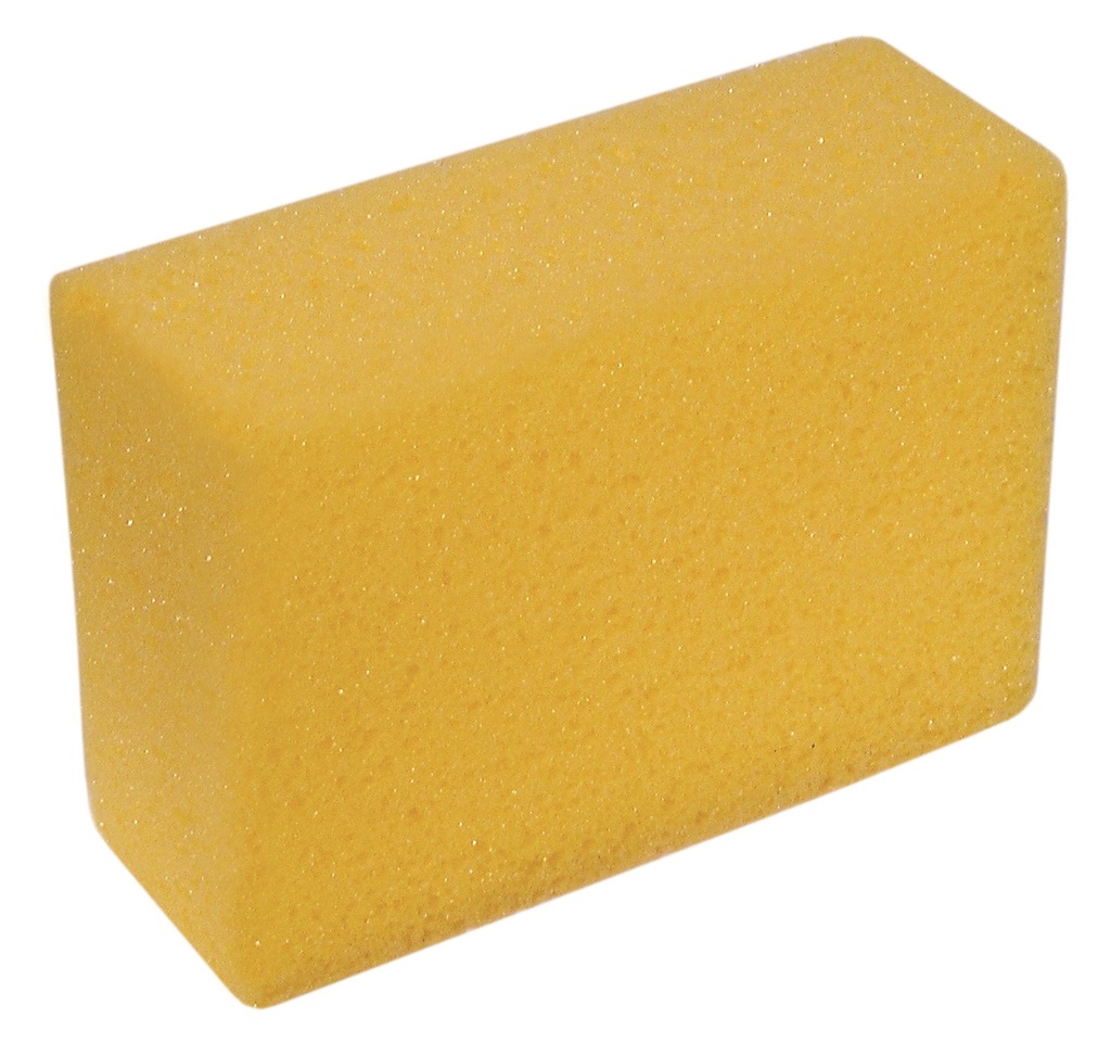 Éponge ménagère jaune 14 x 10 x 5 cm