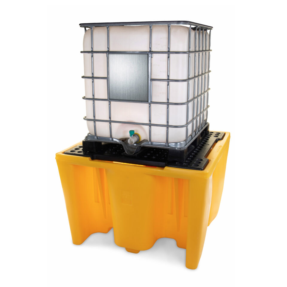 Lekbak IBC 1000L 1450x1450x1000mm 1120L