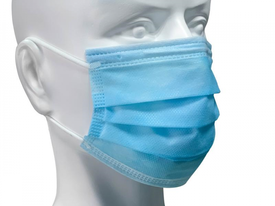 Mondmasker Type IIR 3ply blauw - 50st