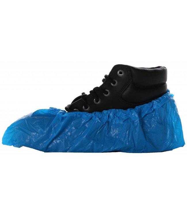 Overshoe CPE 70mµ ROUGHED 20x50 pcs - BLUE