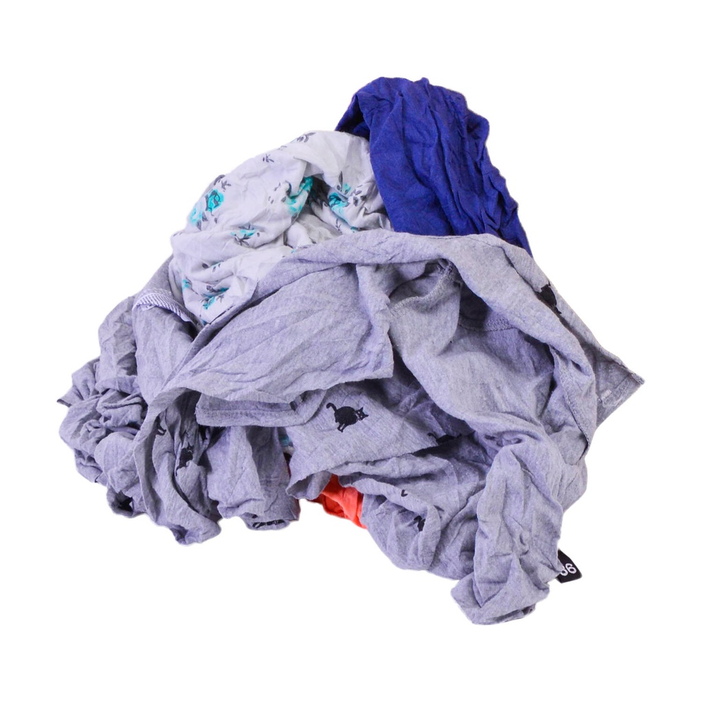 Poetslap gekleurde interlock 10kg