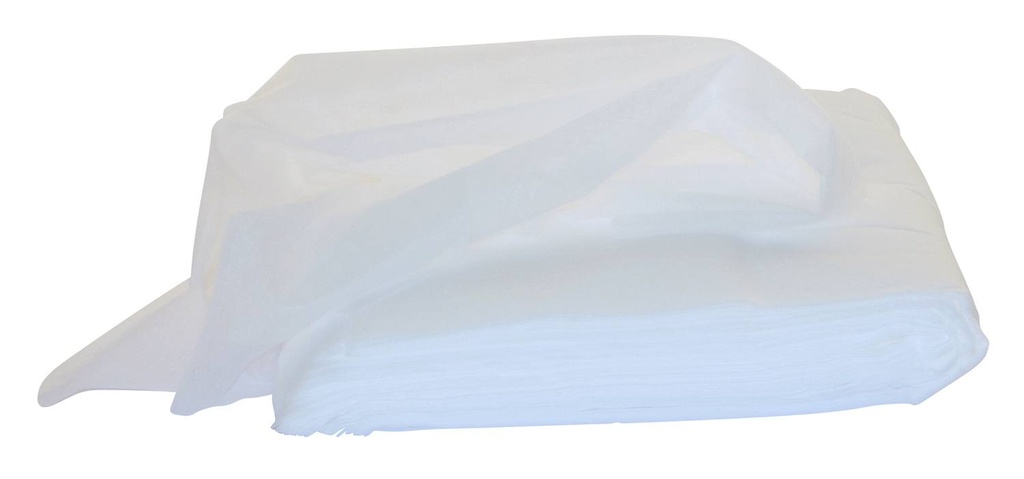 Dusting cloths 25x60cm 20g - 1x100 pcs - white