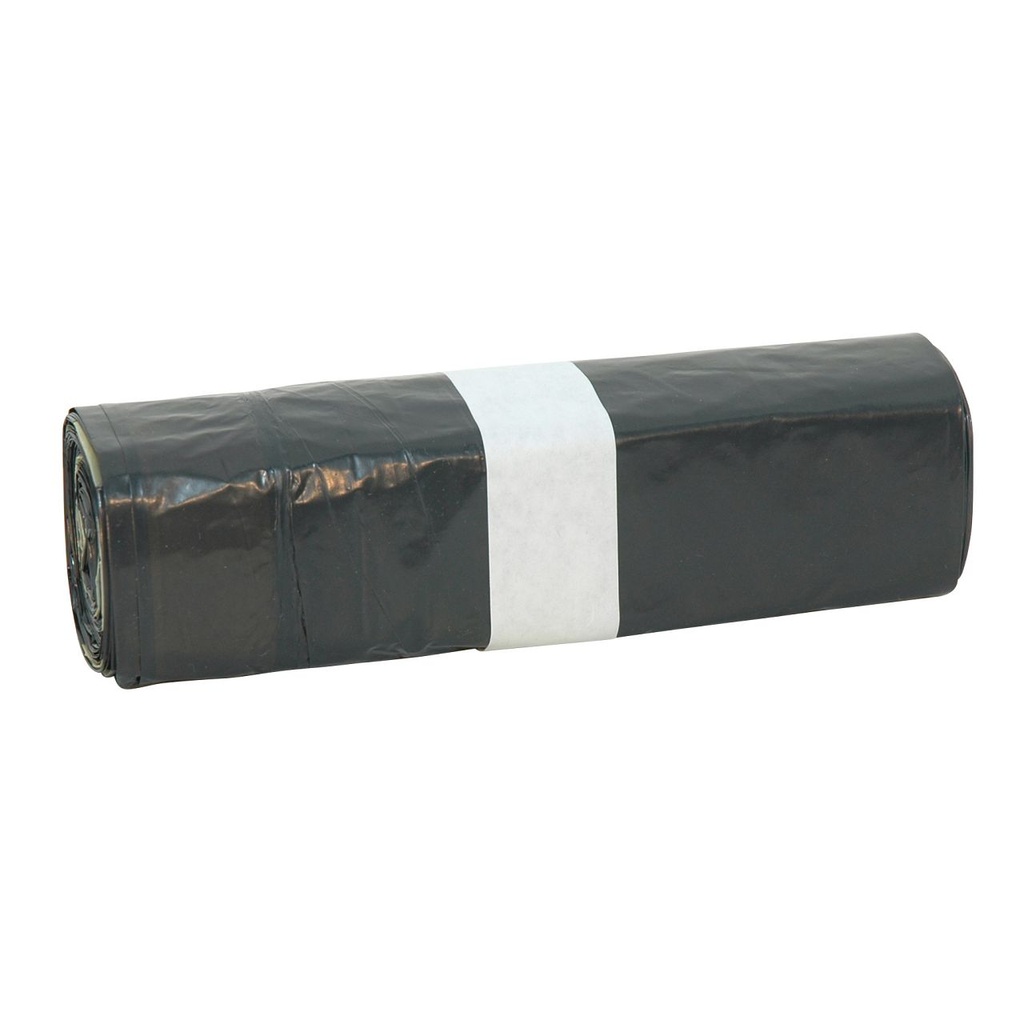 Vuilniszak Hygiënebak trekband 45x45 25mµ 10L 25x20st - ZWART