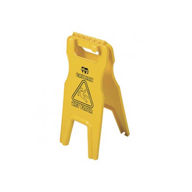 Wet Floor Sign Yellow + hanging hook