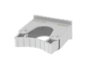Set houders 'Toolflex' DIA30-40mm (2 stuks) (30-40mm)