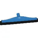 Vikan klassieke vloertrekker vaste nek zwarte rubber (40cm, blauw)
