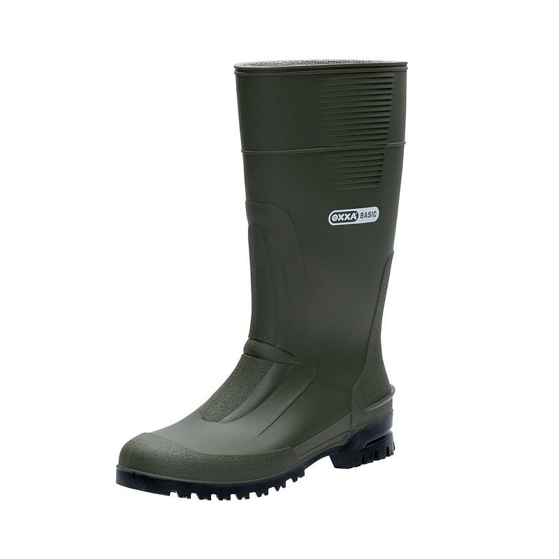 Knee-high boots PVC black (unprotected)