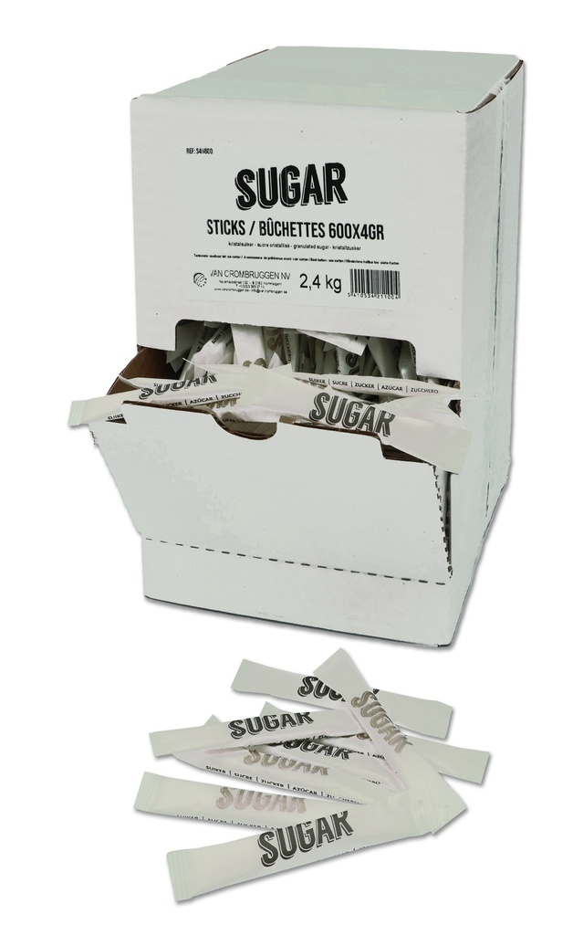 Suikersticks dispenserdoos 600x4gr
