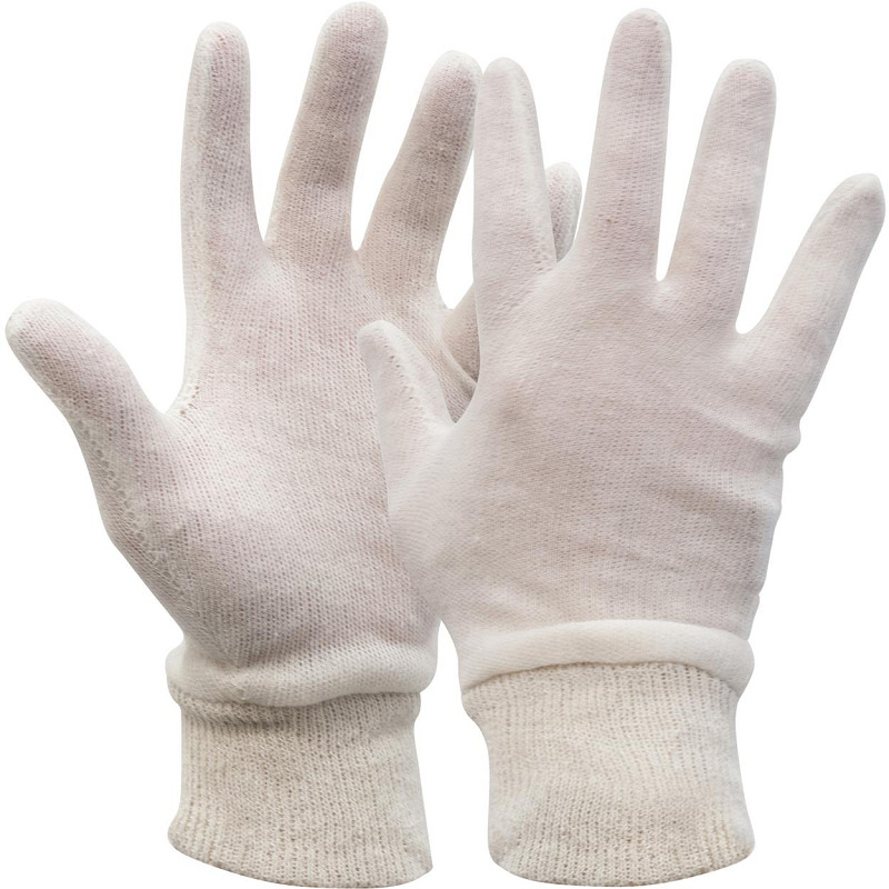 Gants interlock 50 % coton/50 % polyester (1 x 12 paires)