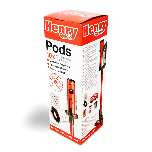 Capsules Numatic pour aspirateur balai - 10 pièces