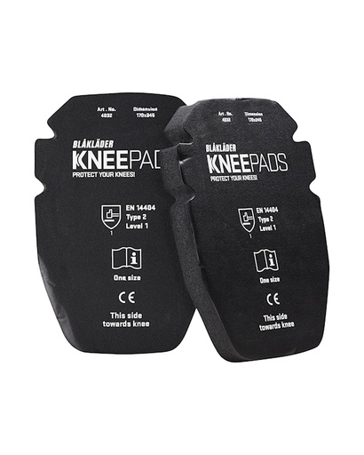 [02302] Blakläder Kneepads gel 245x170x25mm (per paar)
