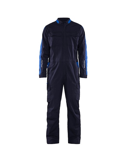 Blakläder werkoverall met rits Bi-Colour stretch pol/kat