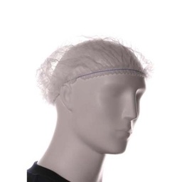 Haarnet baret wokkel PP 10x100st - 51cm