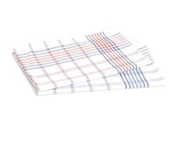 [01379] Keukenhanddoek prof 68x68 BL/RO - 6st