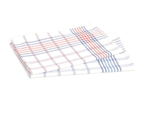 [00795] Keukenhanddoek prof 68x68 BL/RO - 6st