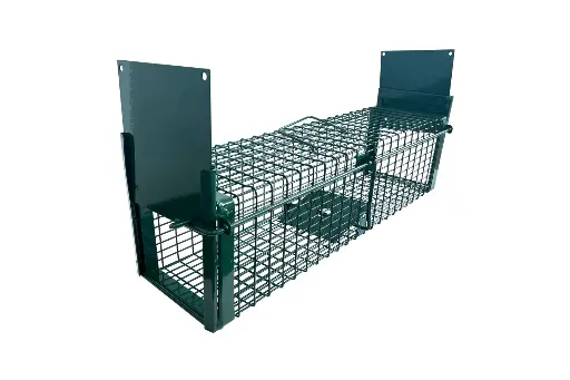 [03231] Rattenvangkooi verzinkt (480x160x160) - 2 ingangen