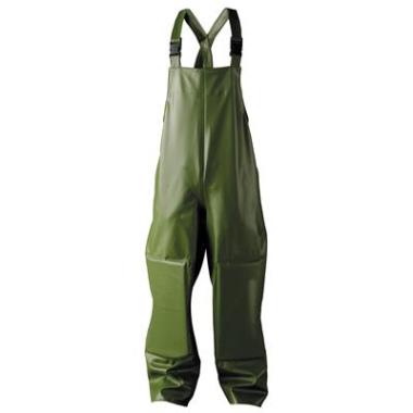 Dolfing dungarees + green knee patches