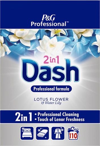 [02613] Waspoeder DASH 2in1 110sc Lotusbloem - 7,15 kg