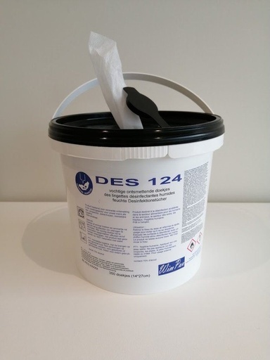 [01240] Ontsmettende doekjes DES124 - emmer 350st