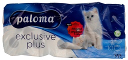 [02419] Toiletpapier Paloma 3lg-150v-9x10rln