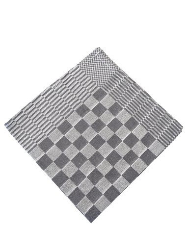Kitchen Towel 'Tea Towel' Checked Luxury 70x70cm - 1x10 pcs