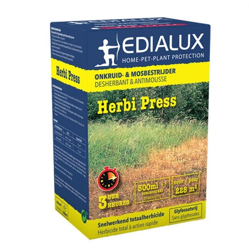 [03875] Herbi-Press totaalherbicide 500ml (erkenning 10786G/B)