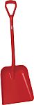Vikan schop food rechte steel/D-grip/groot blad