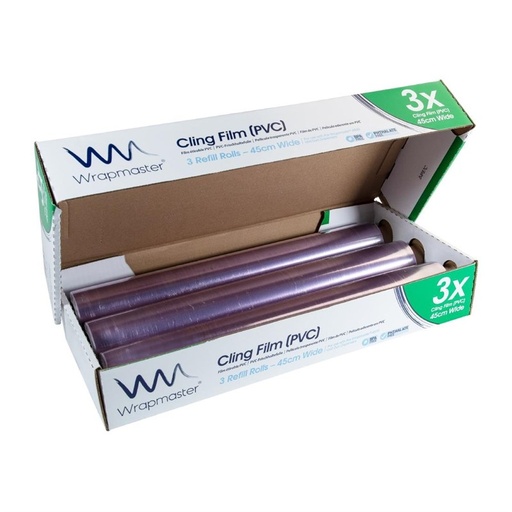 [00810] Wrapmaster vershoudfolie navulling 45cm (3 stuks)