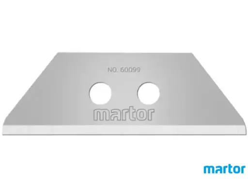 [06009] Lame de rechange Martor trapézoïdale large 60099 - 1 lot de 10 pièces